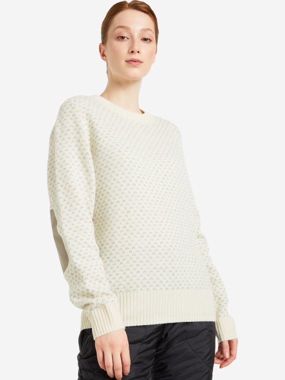 Fjall‎ Raven Nordic Övik Wool ski elbow patch Scandinavian fishermen sweater